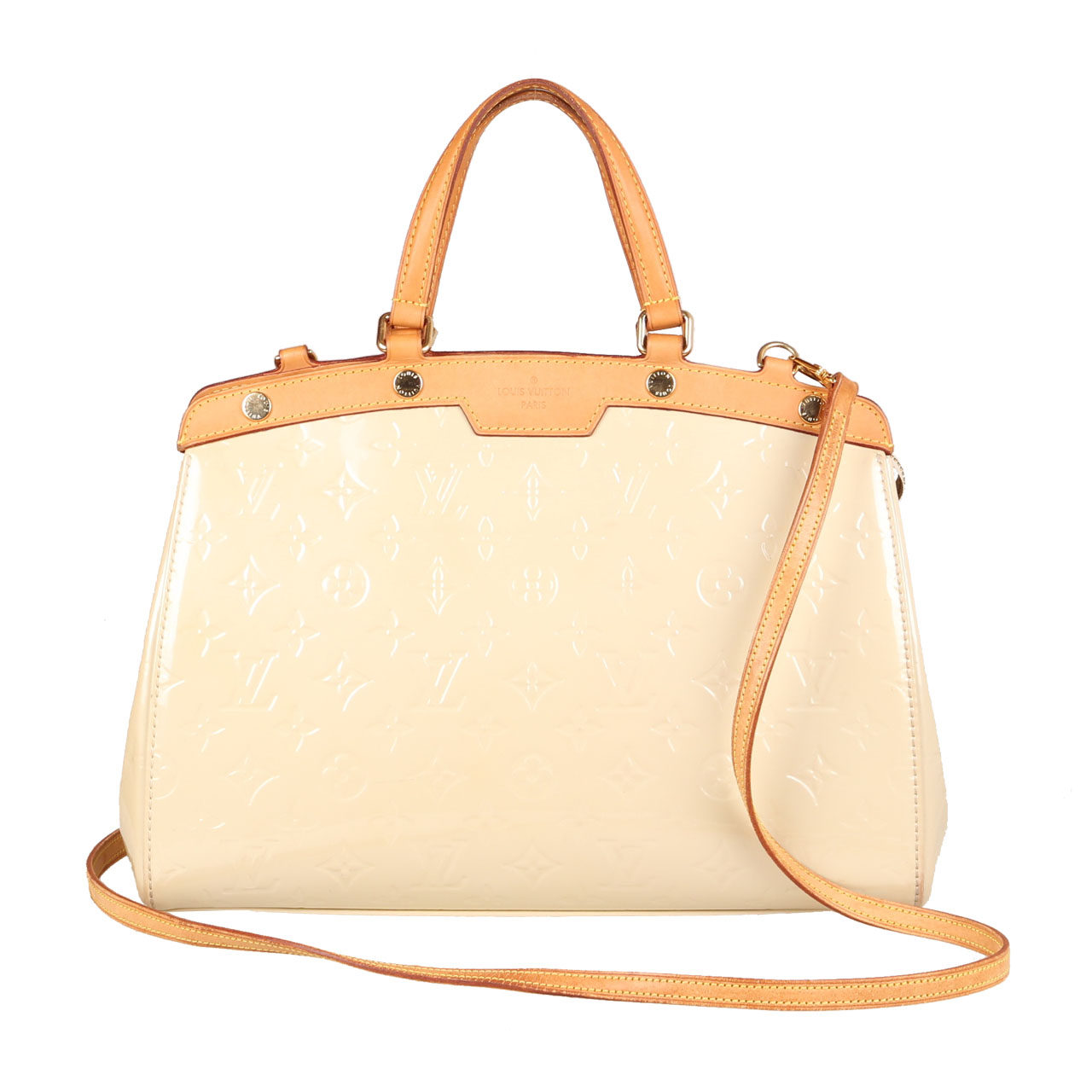 [9.0新]路易威登lv女士brea漆皮手提单肩包