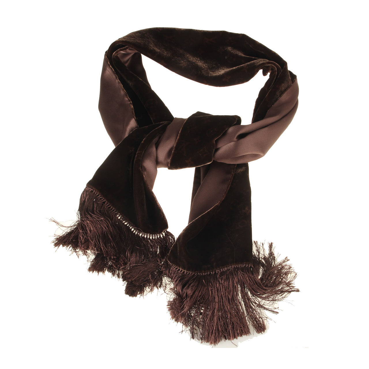 [9.8新]路易威登lv中性丝绒时尚脖巾围巾