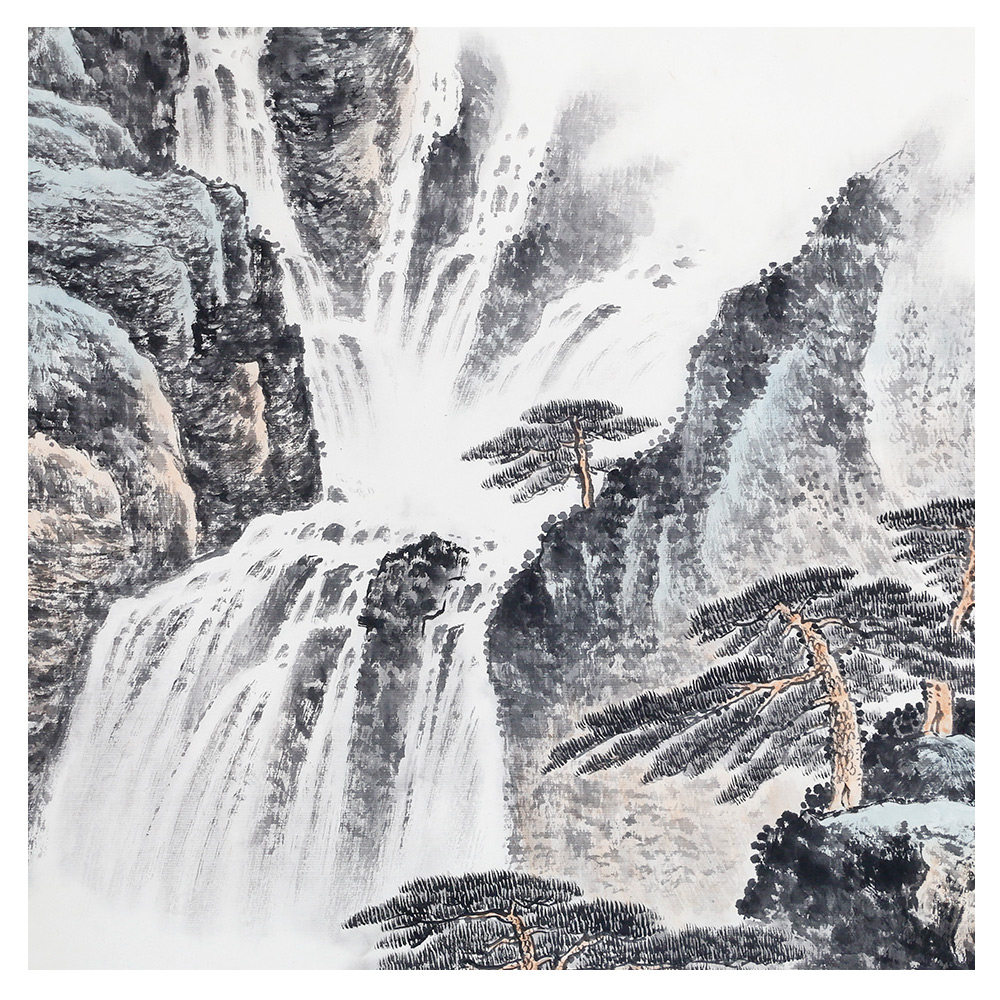 徐建明 《溪山飞瀑图》 江苏省国画院专业画家