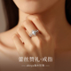 In Lady天然海水珍珠戒指女小众设计精致轻奢简约冷淡风开口戒子