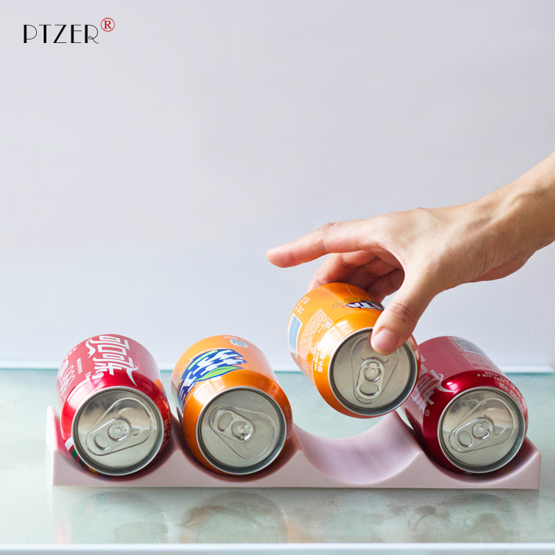 厨房冰箱家用啤酒饮料红酒收纳盒创意简约格子架可乐杯罐子整理架