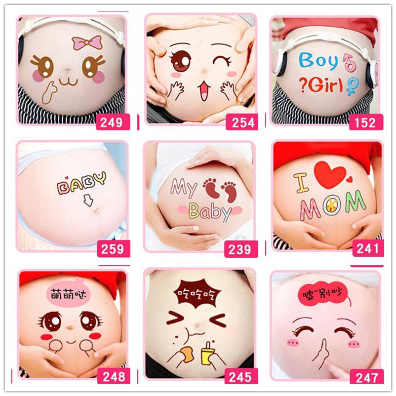 pregnant woman Belly photograph clothing pregnant woman Belly Sticker Pig Stickers Studio Photo photograph prop new patternin the Children/Baby/Family fitted , Other category - from Buy2taobao.com to provide professional Taobao agent buy service
