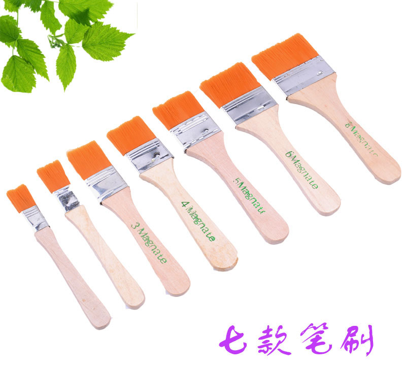 尼龙毛刷子软笔刷清洁小毛刷美术材料绘画排刷烧烤刷子板刷油画刷在类目 电子词典/电纸书/文化用品, 画具/画材/书法用品, 水粉/水彩/油画专用笔中 - 来自Buy2taobao.com提供专业的淘宝代购服务