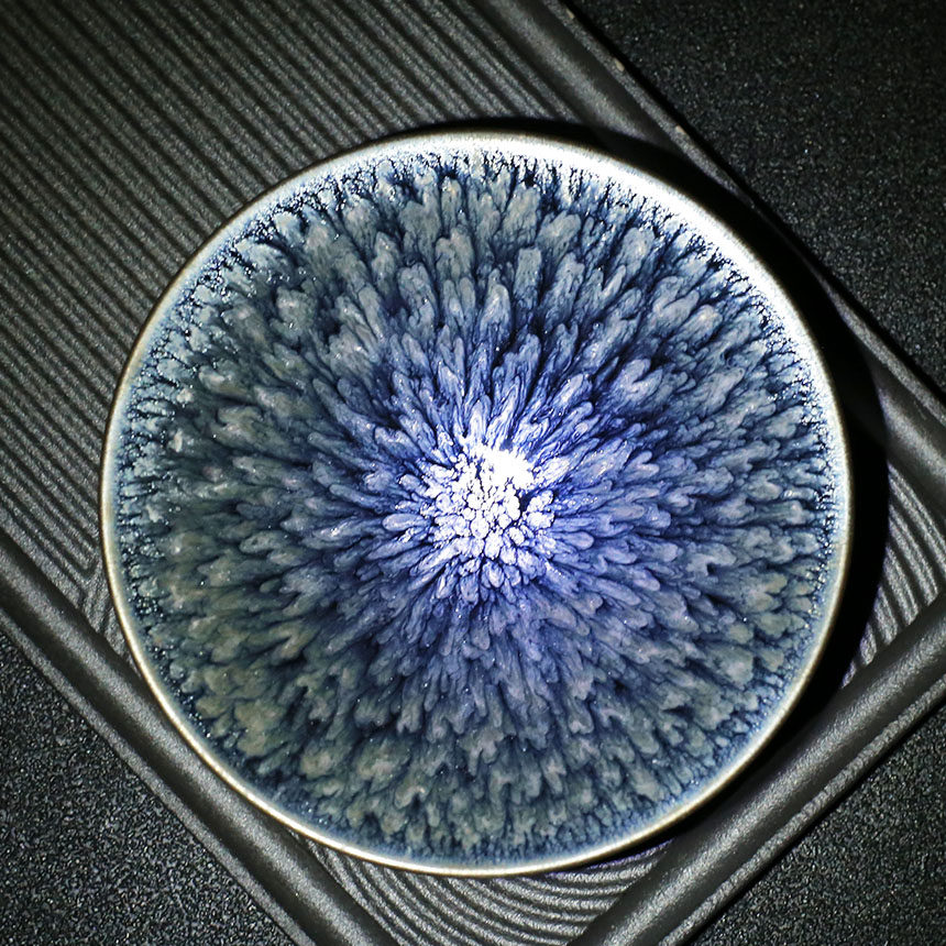 拙诚建盏-建阳原矿建盏 名家百花盏纯