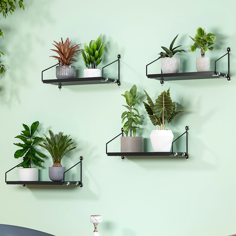 花架置物架阳台花架子靠墙墙上室内壁挂免打孔花盆架墙壁墙面墙体