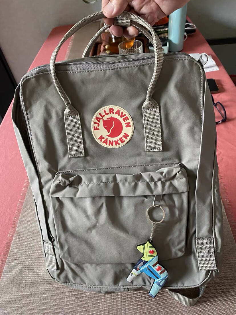 北极狐双肩包kanken背包女classic16l妈咪包大容量帆布学生书包男