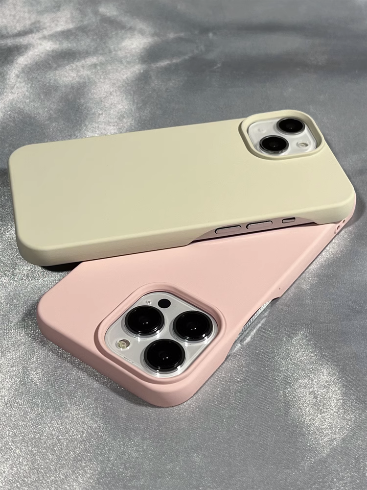 简约纯色液态硅胶适用iPhone1