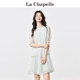 拉夏贝尔/La Chapelle夏季新款甜美气质小个子蕾丝短款连衣裙