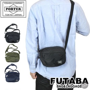 日本 吉田/PORTER FRAME SHOULDER休闲尼龙斜挎小包 690-17849