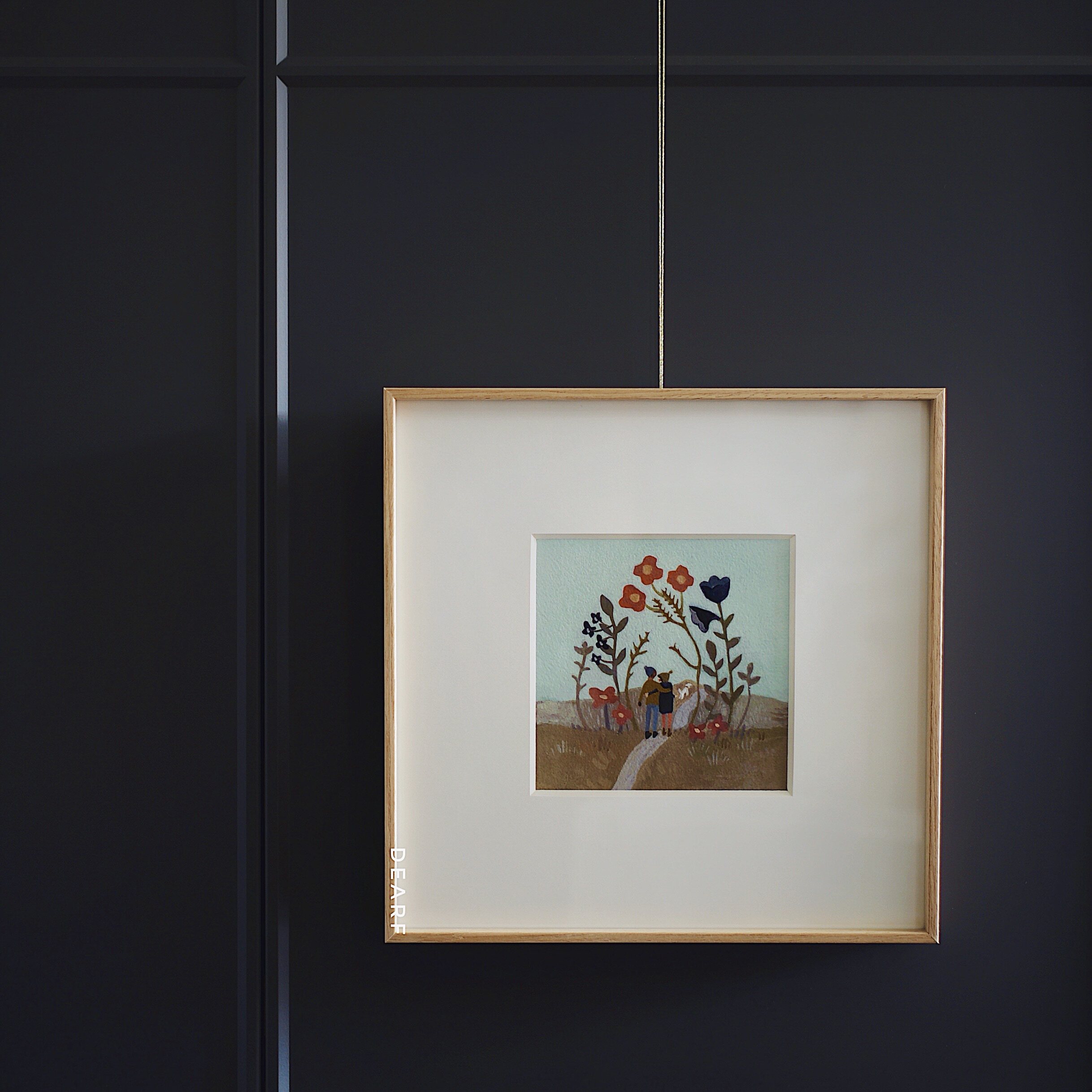 dearf|gemma koomen 30厘米正方形画框 英国6寸装饰画芯