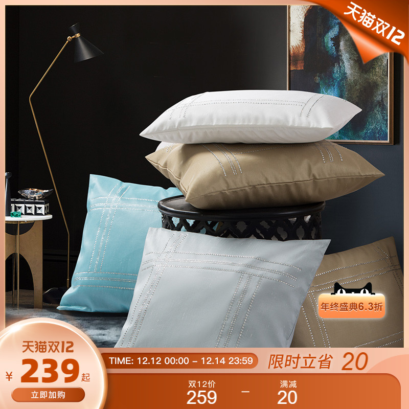 洲际酒店水下套房款欧式轻奢烫钻沙发抱枕仿泰丝闪钻床头靠垫多色|msdalam kategori rumah Fabrik, bantal/bantal - dari Buy2taobao.com untuk memberikan perkhidmatan ejen Taobao profesional membeli