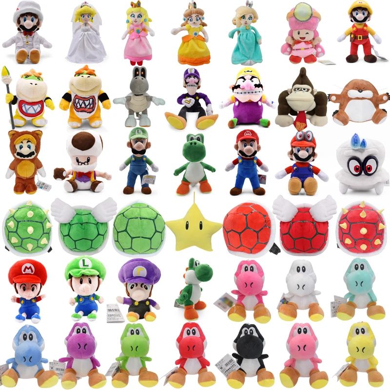 41 Styles Mario Stuffed Plush Toys Princess Peach Toadette B