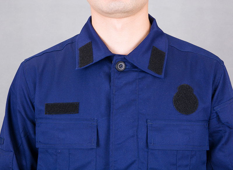 消防迷彩服正品 夏季_正品夏季消防作训服 新款蓝色工作服冬季救援服