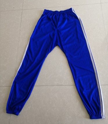 老式腈纶裤老运动裤二道杠怀旧卫裤球裤老款运动服蓝白线裤80年代