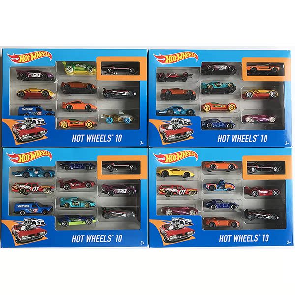 Hot Wheels风火轮火辣小跑车 轨道跑车十辆装 玩具 54886|ruв категории игрушка/коляска/головоломка/блоки/модель, статическая модель, модель автомобиля - от Buy2taobao.com для оказания профессиональной услуги покупки агента Taobao