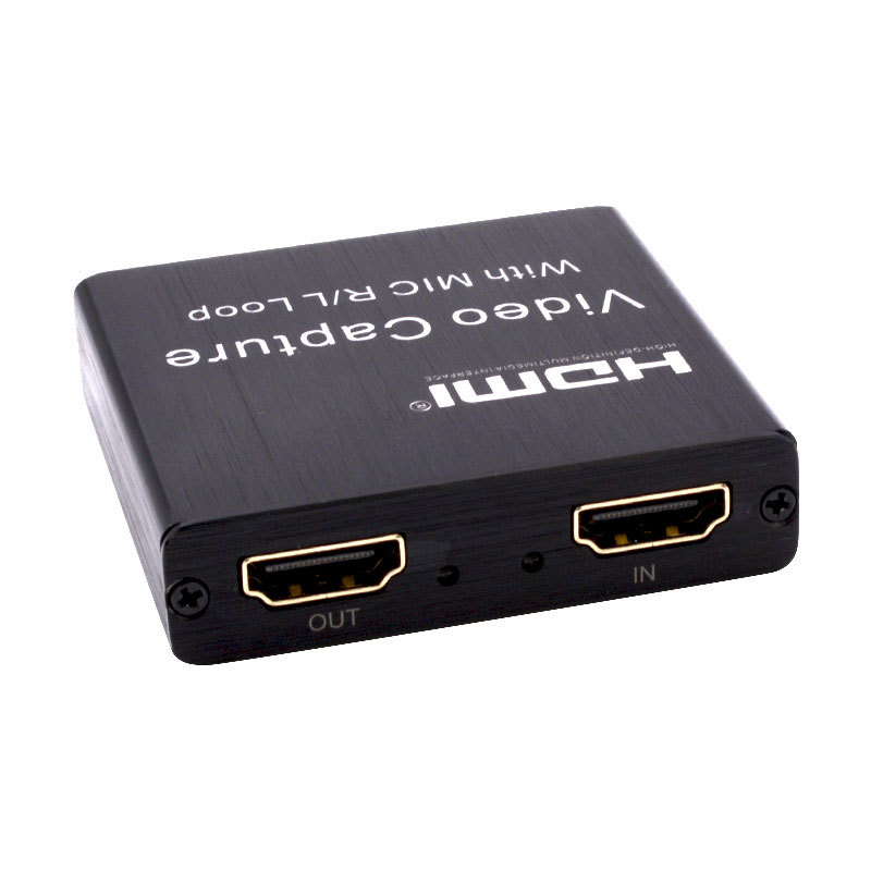 USB 2.0 VIDEO CAPTURE WITH MIC R/L LOOP HDMI 3.5 + MIC 60HZ