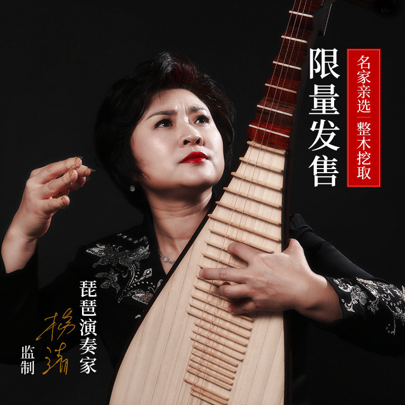 星海 杨靖监制款琵琶乐器奥氏黄檀材质酸枝木考级演奏琵琶8974jz