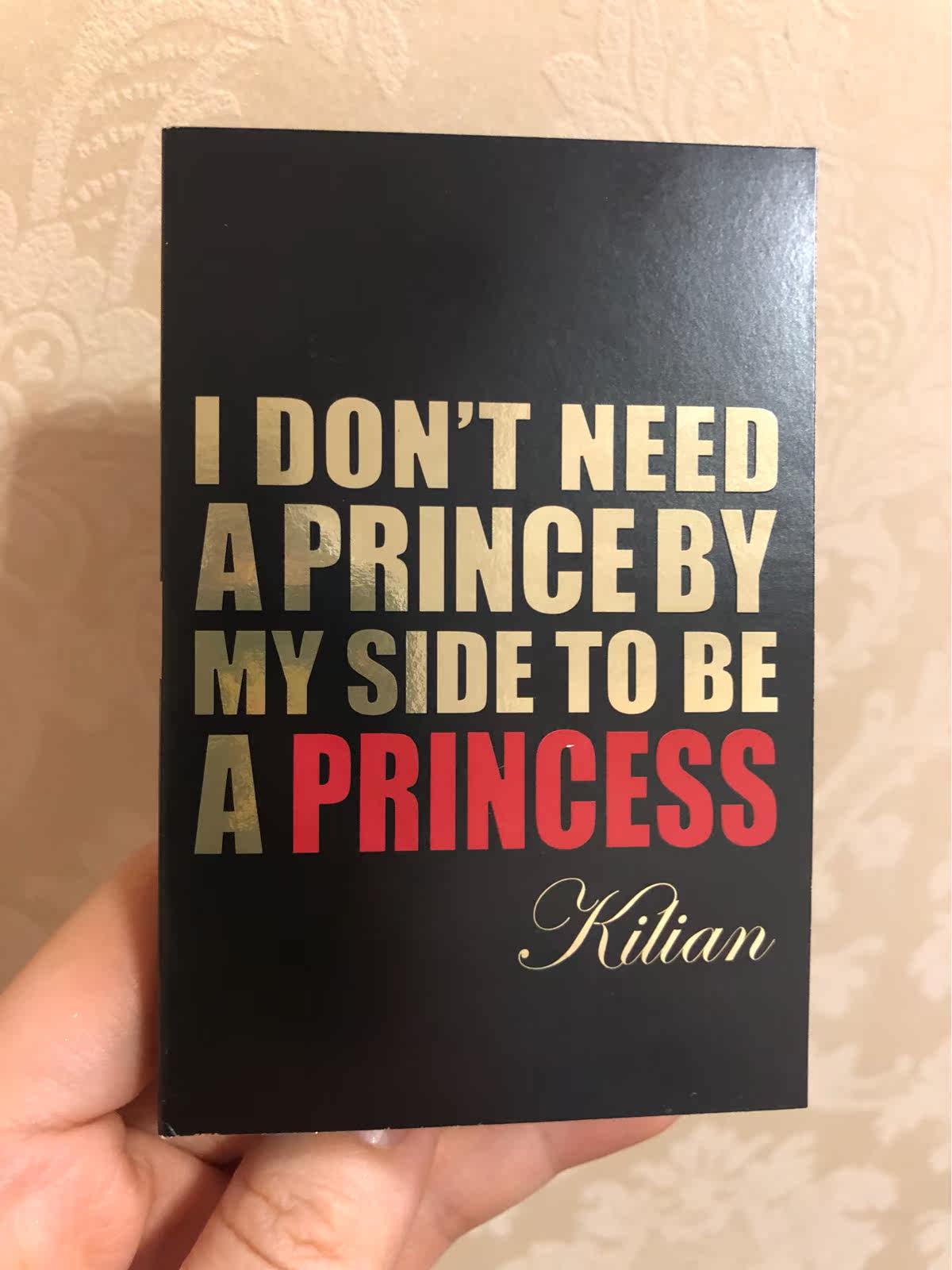 by kilian克利安princess不需要王子的公主试管香水1.2ml带喷