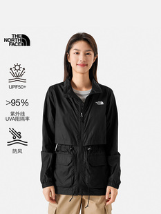 24春夏新款TheNorthFace北面户外防风透气夹克女士防晒衣外套8AV9