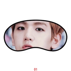 exo边伯贤眼罩带冰袋定制同款周边遮光透气男女睡眠眼罩 6471
