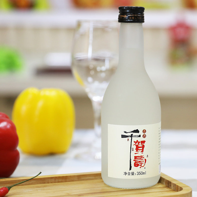 千贺寿日式清酒350ml*4瓶 女式低度酒利口酒日式纯米酿造发酵