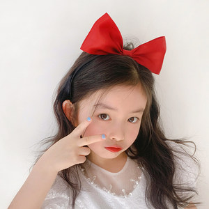 在逃公主大蝴蝶结发箍儿童可爱韩国不伤发头箍小女孩宝宝发卡头饰