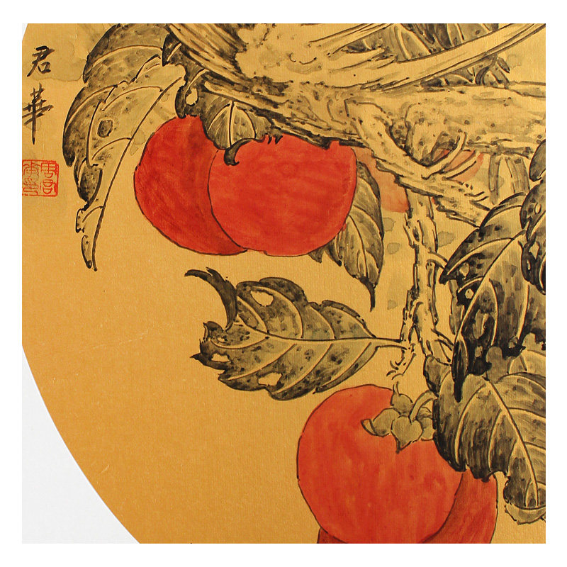 周君华 《平安如意》 纸本国画