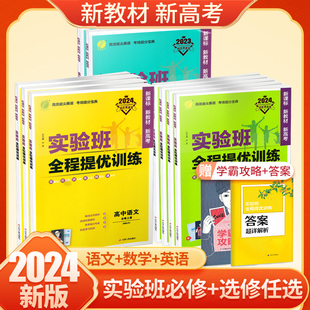 高中实验班全程提优训练必修选修语文数学英语物理化学生物政治历史地理人教版新教材高一高二同步训练刷题习册新高考复习辅导资料