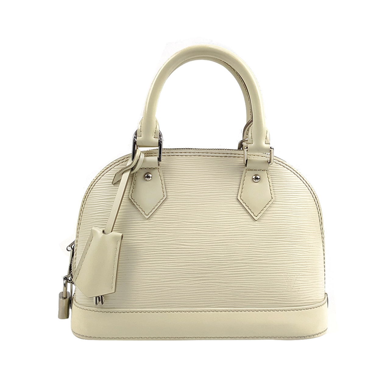 [9.5新]路易威登lv女士白色alma手提单肩两用贝壳包k052b1 422