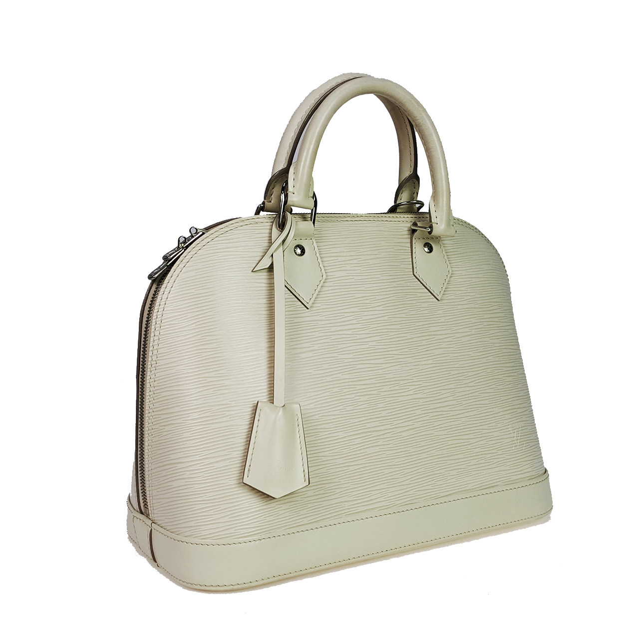 [即刻拍][9.5新]路易威登lv女士白色牛手提包k082c1