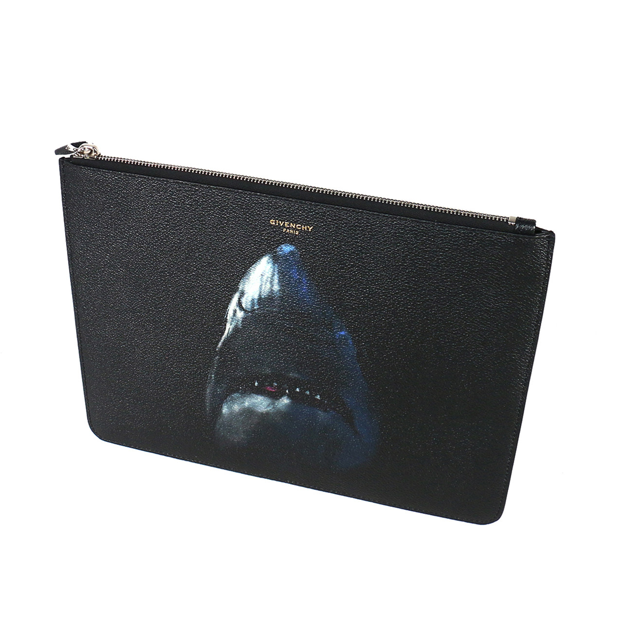 [即刻拍][9.8新] 纪梵希givenchy中性鲨鱼手拿包 ch369 514