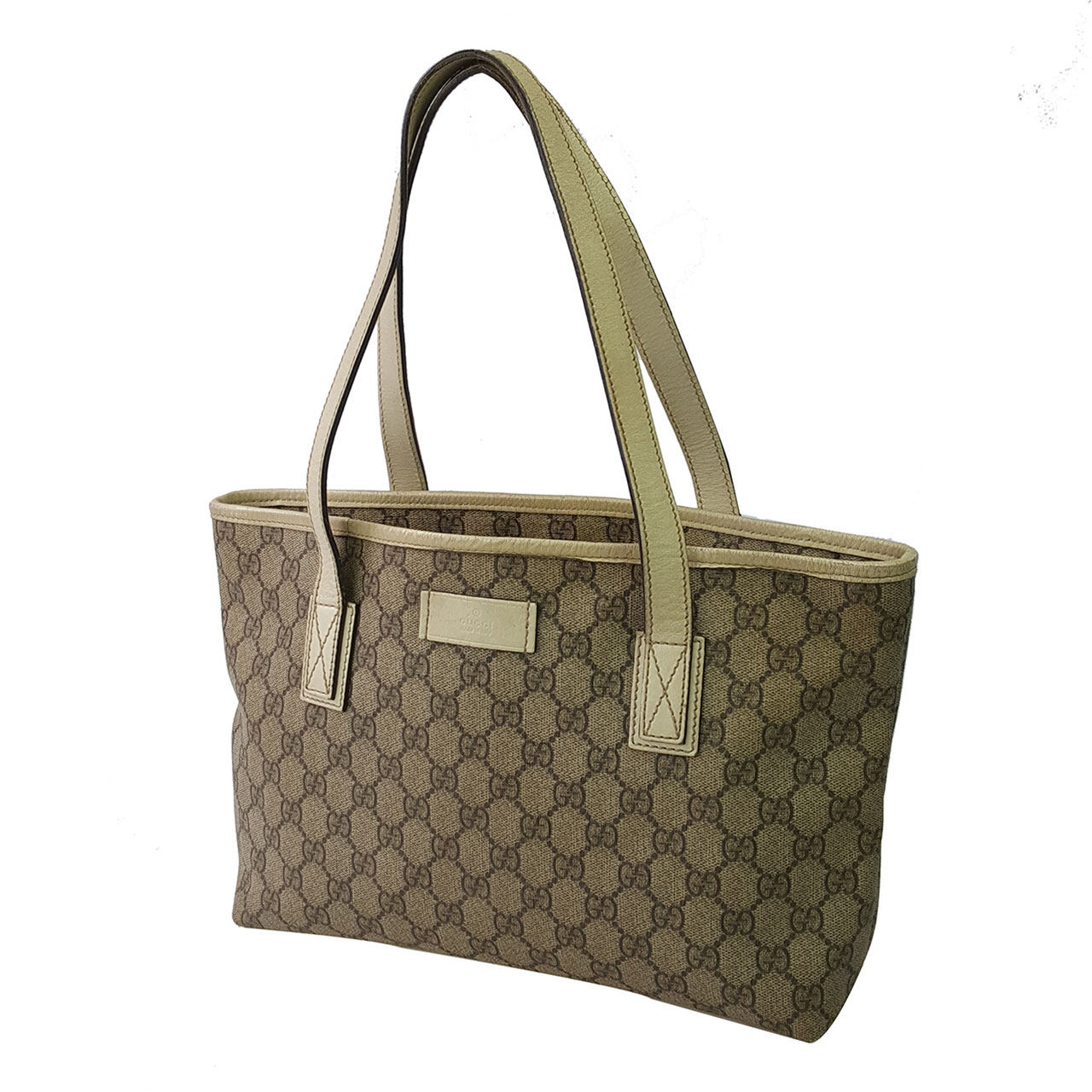 [无保留价][9.0新]古驰gucci女士帆布单肩包购物袋kd171108001