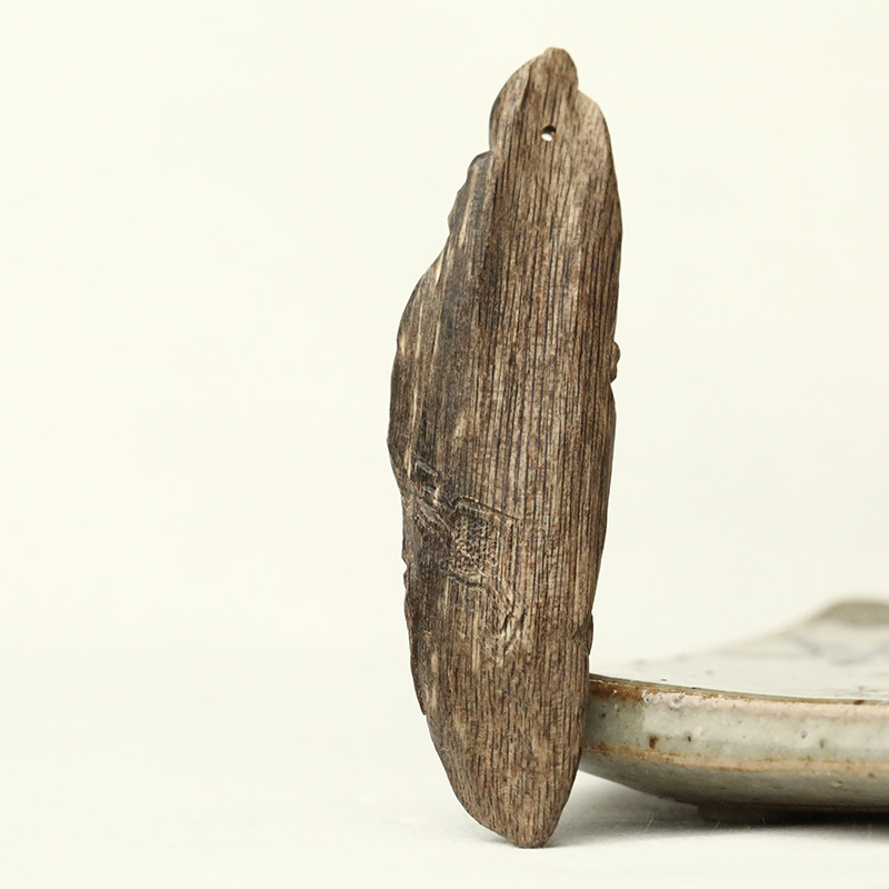 【大度能容】正宗天然加里曼丹沉水沉香 生闻甜奶香味 雕刻清晰