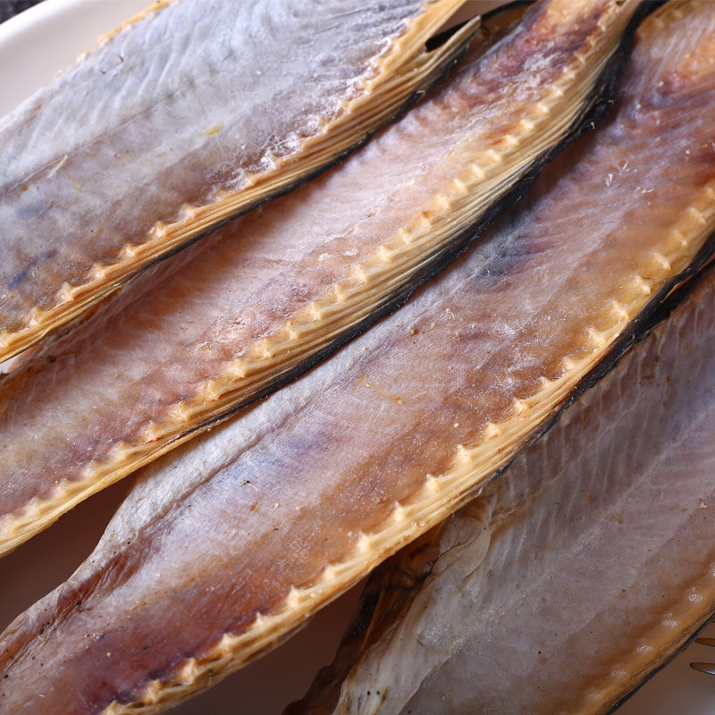 鲶鱼野生海洋淡干大马哈鱼胖孩鱼麻哈鱼干咸鱼500g鱼干