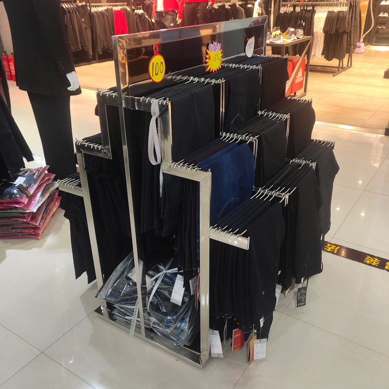 高档服装店品牌裤子展示架西裤架落地