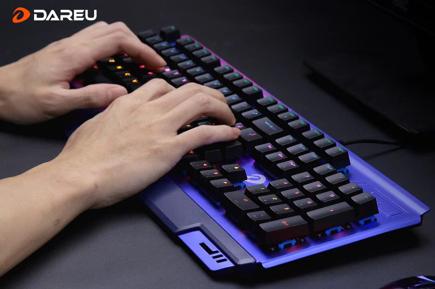 达尔优ck526升级版电脑笔记本游戏电竞吃鸡红外插拔轴机械键盘