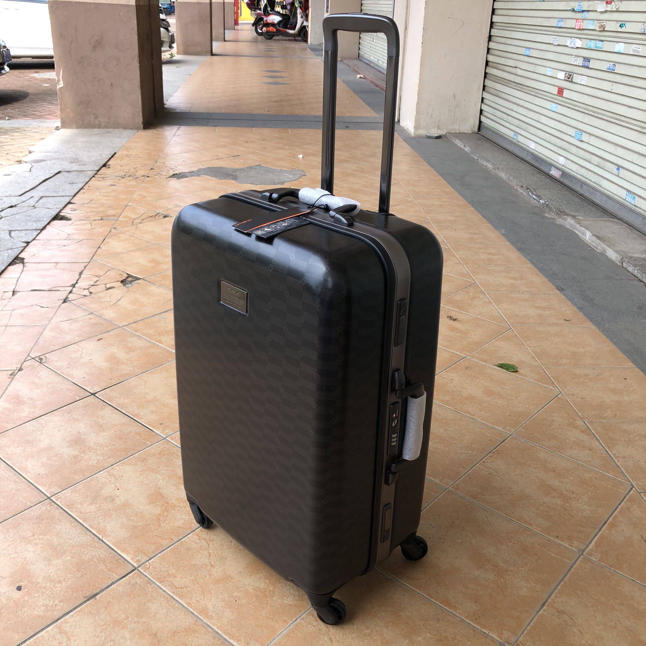 年终大促新秀丽拉杆旅行箱黑标25寸28寸pc铝框密码行李防刮箱包