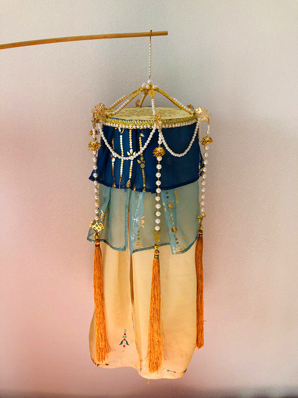 淘宝￥48折后价￥48绛纱灯红色祥云描金手工灯笼汉服