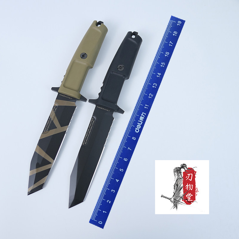 意大利extrema ratio极端武力中号支点虎纹户外战术水果刀高硬度