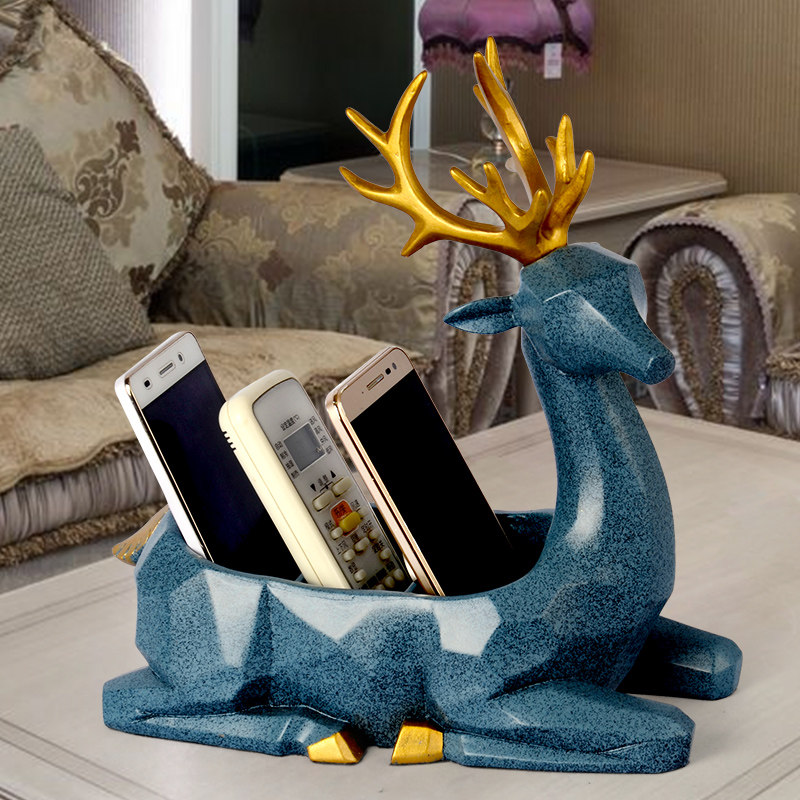 创意遥控器收纳盒家用欧式客厅茶几简约电视遥控器杂物桌面收纳盒