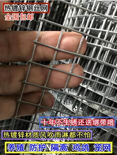 热镀锌防锈电焊网围栏养殖鸡鸽兔铁丝网防鼠网格片隔离防护钢丝网