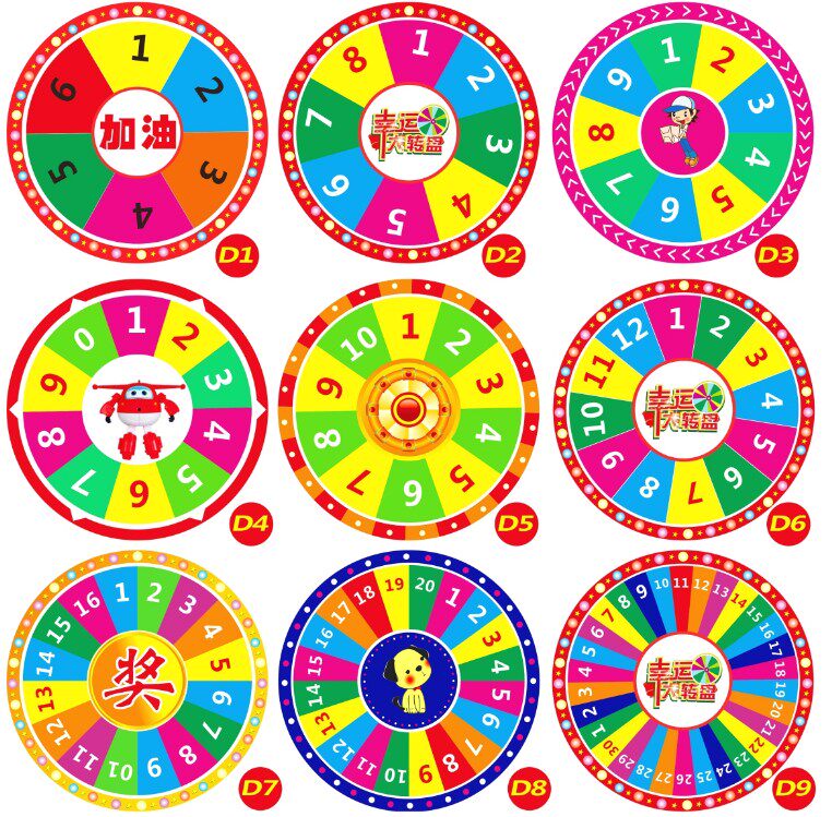 数字转盘大额优惠券