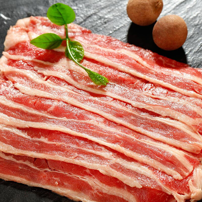 安格斯谷饲牛肉新鲜上脑肥牛片250g火锅烧烤肥牛食材冷冻牛肉片