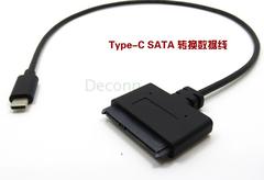 USB3.1Type c thunderbolt3转SATA 22P易驱线SSD硬盘转换数据线