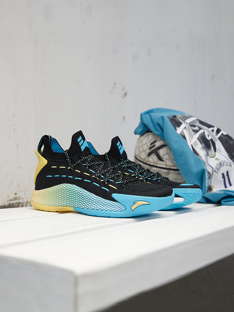 安踏kt5-low汤普森5代低帮篮球鞋男鞋 巴哈马派大星配色112021102