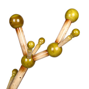 定制发财树衣帽架落地 实木挂衣架 欧式客厅衣服架卧室衣架落地衣