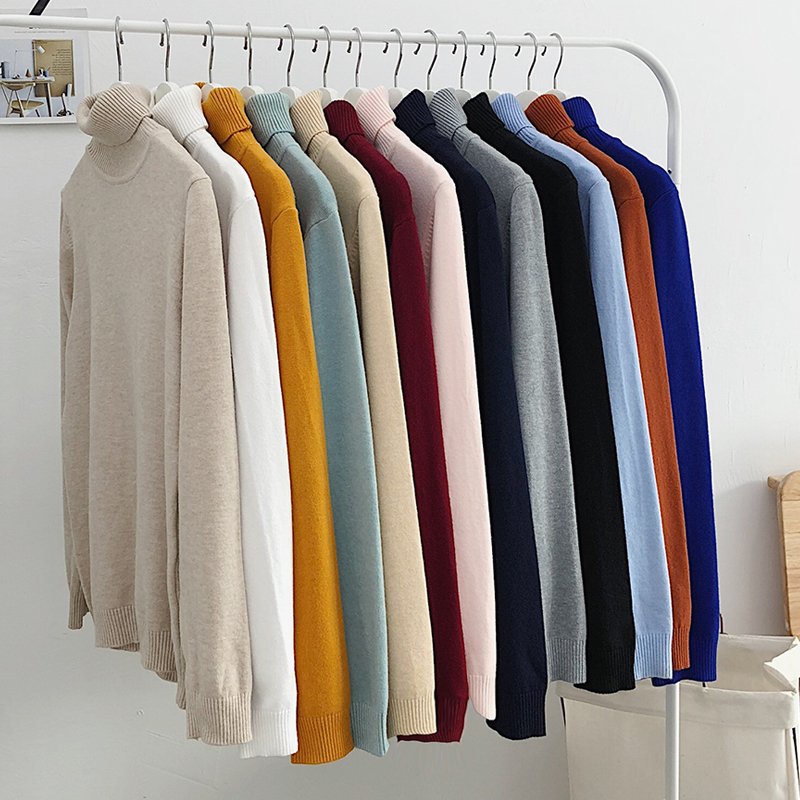 12色爆款跑量款高领毛衣男女打底衫针织衫棉衣卫衣Man Sweater|ruв категории Мужская одежда, свитер/свитер - от Buy2taobao.com для оказания профессиональной услуги покупки агента Taobao