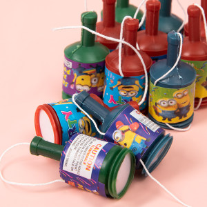 手持小拉炮彩带生日派对聚会香槟造型礼炮婚庆典礼用品儿童玩具