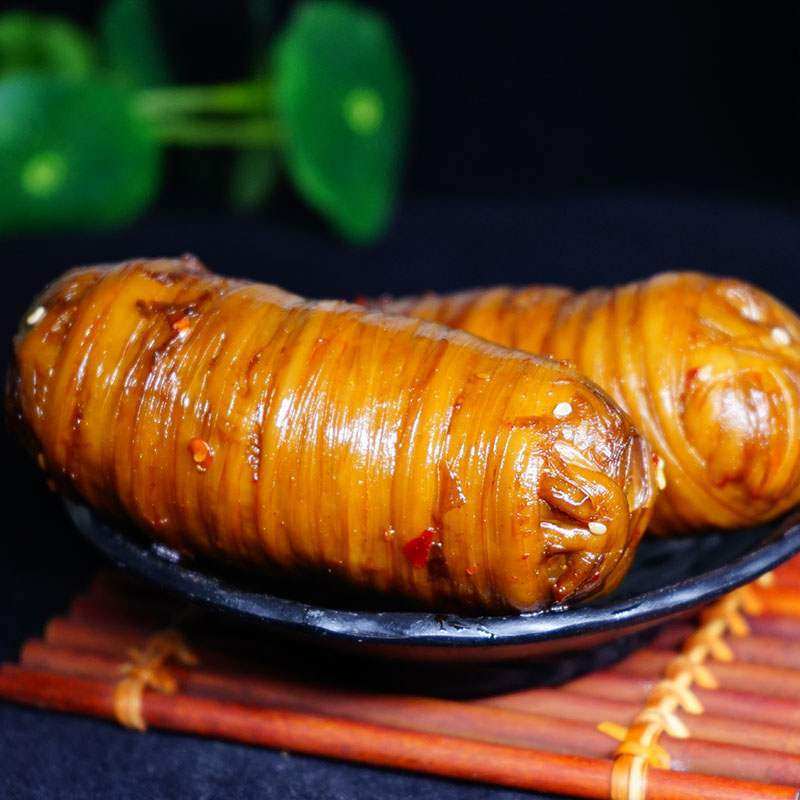 卤味捆鸡湖南特产长沙小吃香辣味捆肠皮猪小肠好吃的私房菜熟食
