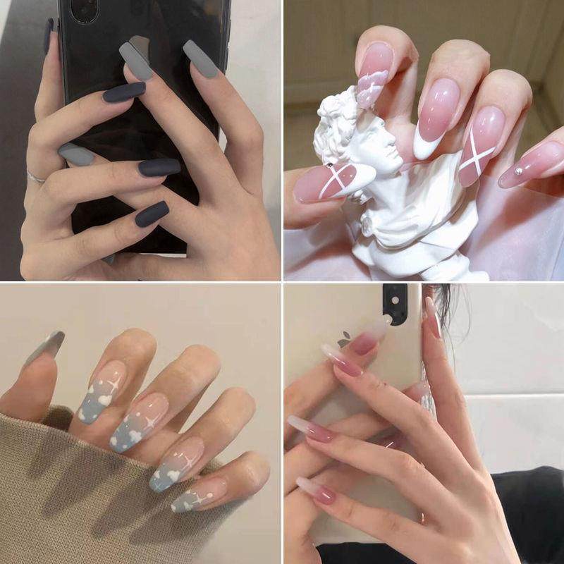 穿戴甲高级感贴甲片2021新款女成品美甲ins风显白辣妹秋季可拆卸